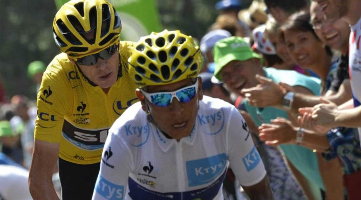 Froome y Nairo Quintana en el Tour de Francia