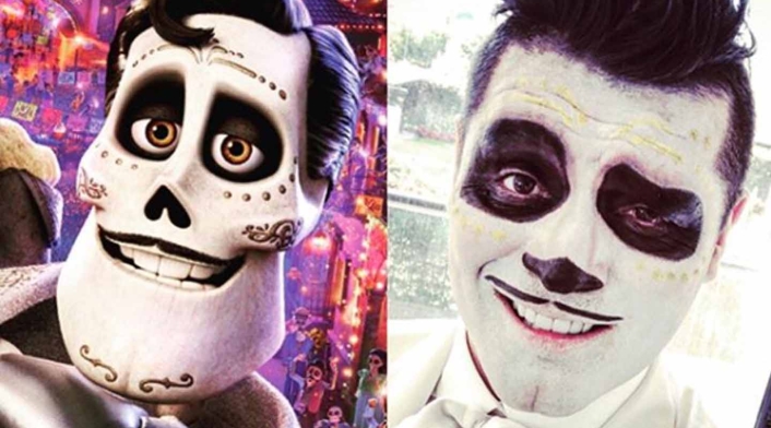 Hassam se destaca por representar distintos personajes en su profesión. Sin embargo, este Halloween decidió darle vida a uno de los personajes de la película 'Coco'.