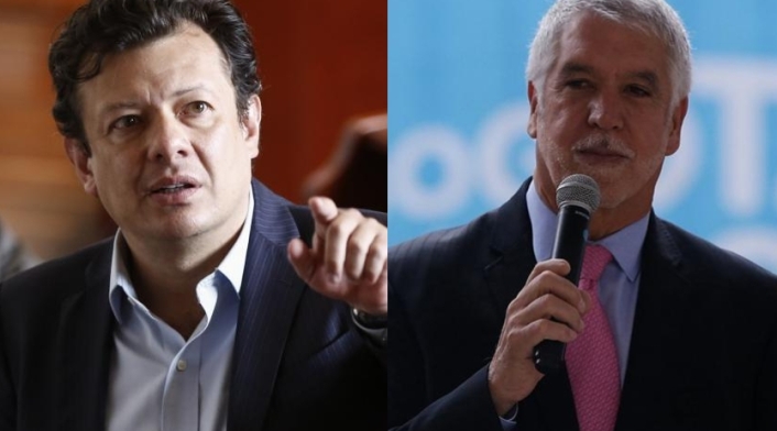 Hollman Morris y Enrique Peñalosa