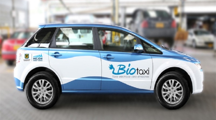Taxis eléctricos en Bogotá