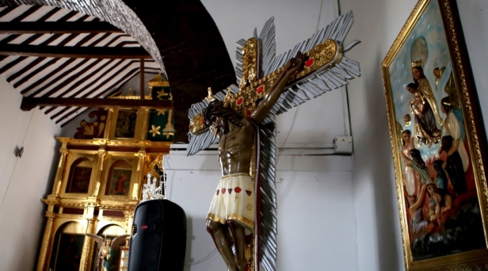 Imagen de Cristo en la Iglesia de San Bernandino