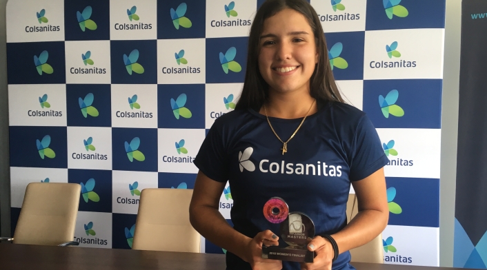 María Camila Osorio, subcanmpeona del Masters Junior