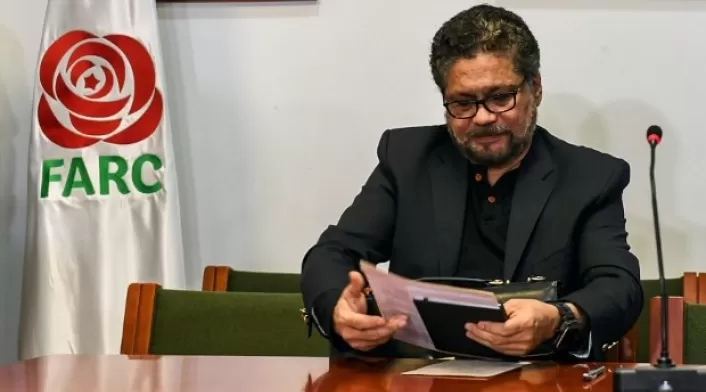Iván Márquez, ex negociador de paz de las Farc