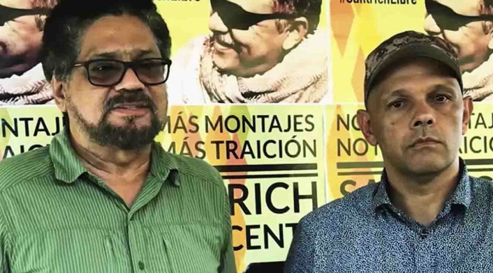 Iván Márquez y El Paisa, dos de los miembros de las Farc sobre quienes hay dudas de su compromiso con el Acuerdo de Paz.