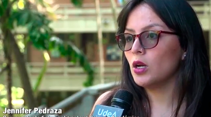 Jennifer Pedraza, líder de la Asociación Colombiana de Representantes Estudiantiles de la Educación Superior