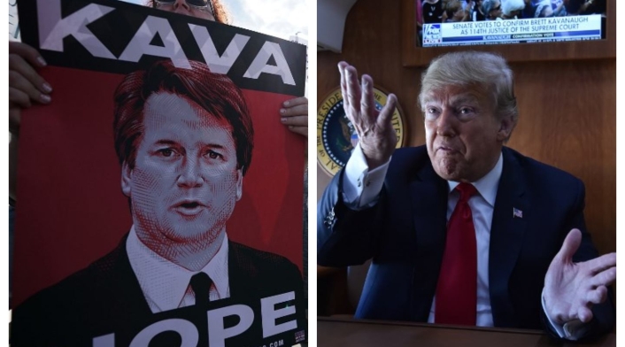 Brett Kavanaugh y Donald Trump Brett Kavanaugh y Donald Trump