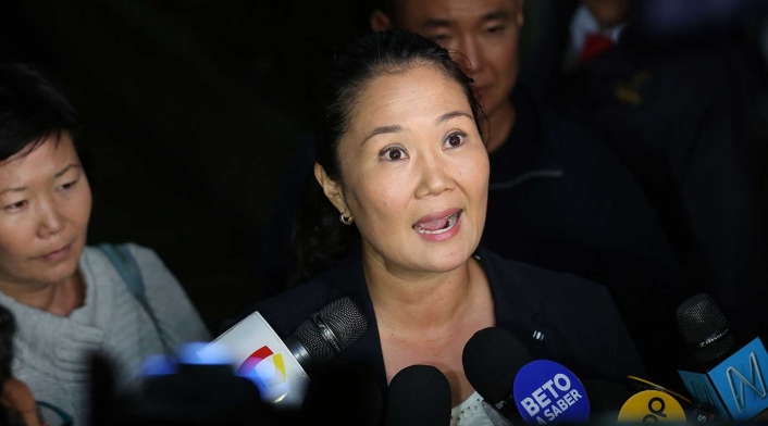 Keiko Fujimori, sindicada por lavado de activos.