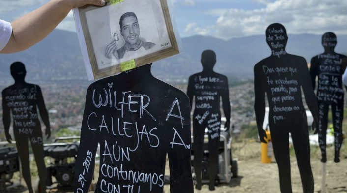 Referencia personas desaparecidas en la Comuna 13 de Medellín.