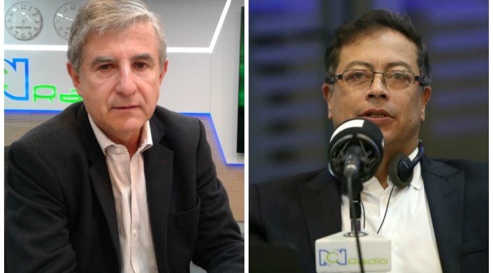 Luis Gonzalo Morales y Gustavo Petro