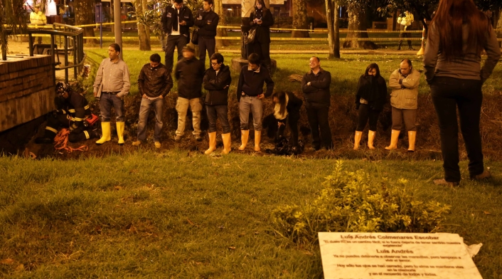 Caño donde murió Luis Andrés Colmenares Caño donde murió Luis Andrés Colmenares