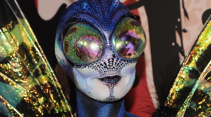 Maquillaje de Heidi Klum en Halloween