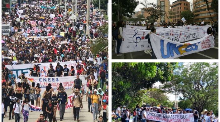 Marchas de estudiantes