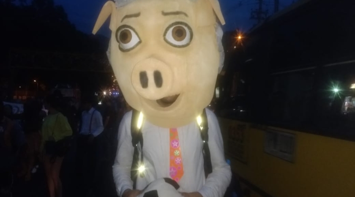 Marcha zombie Medellín.