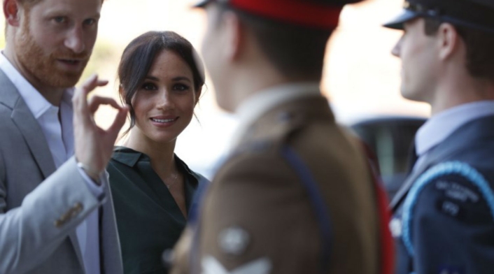El príncipe Harry y la duquesa de Sussex, Meghan Markle.