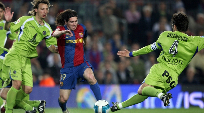 Lionel Messi contra Getafe 2007