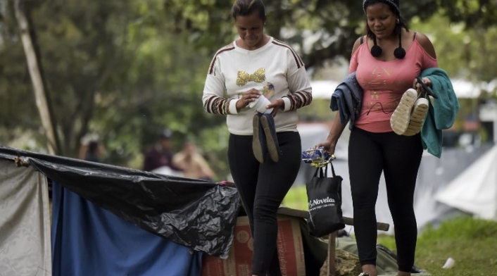 Migrantes venezolanos en Bogotá 2 El Gobierno nacional presentó el Conpes, un documento con las estrategias para mitigar la crisis de venezolanos en el país.
