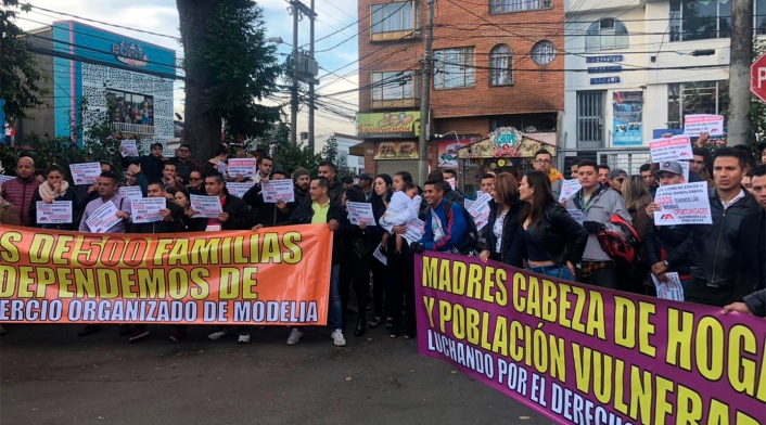Residentes en Modelia (Bogotá) piden el cierre de bares de la zona