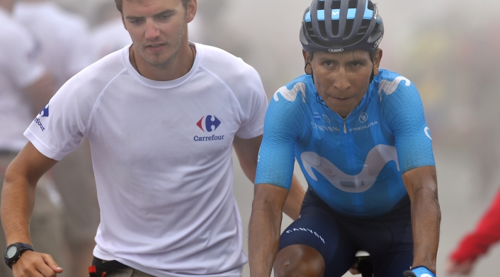 Nairo Quintana en el Tour de Francia 2018