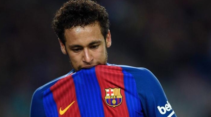 Neymar jugando para el Barcelona