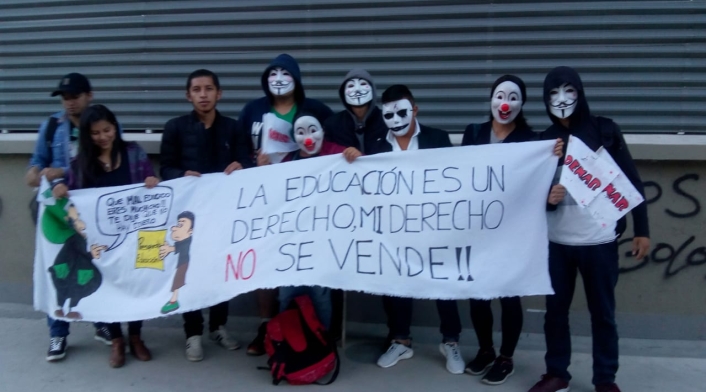 Marcha zombie en Pasto.