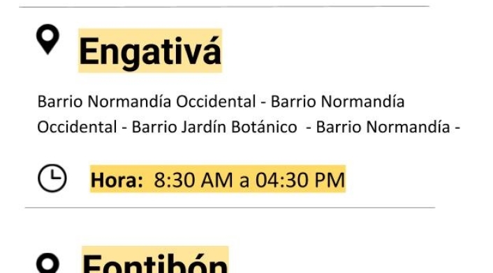 Plantilla de cortes energía