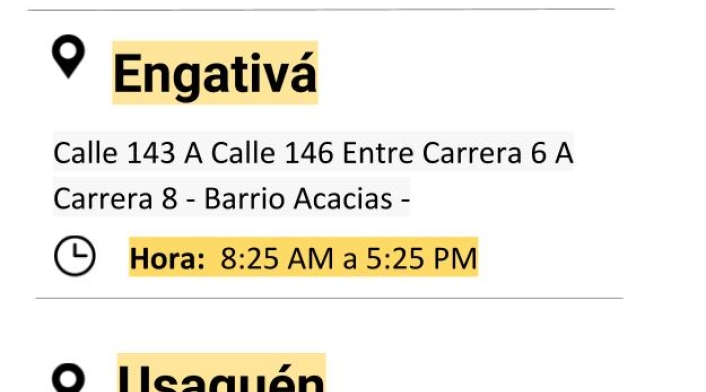 Plantilla cortes de energía