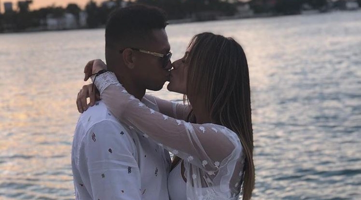 Sara Uribe y Freddy Guarín