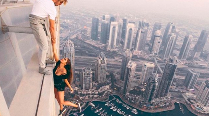 Viki Odintcova, la modelo rusa que se tomó fotos peligrosas en Dubai y vivió para contarlo