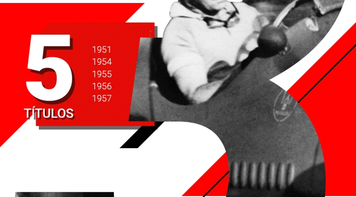 Juan Manuel Fangio, el máximo campeón de la Fórmula 1 a lo largo de varias décadas