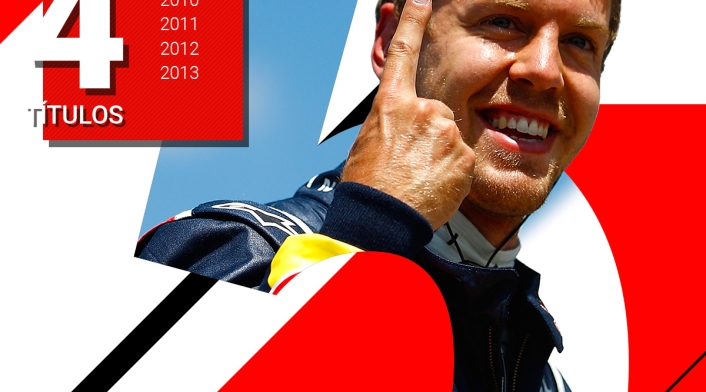 Sebastian Vettel, rey de la Fórmula 1 mientras estuvo en Red Bull