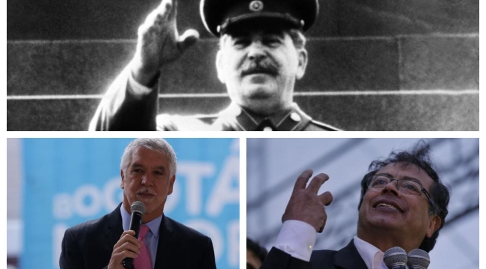 Stalin, Peñalosa y Petro Stalin, Peñalosa y Petro