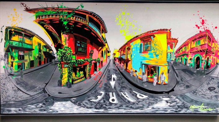 Transhuella ofrece una muestra de arte sobre las culturas colombianas.