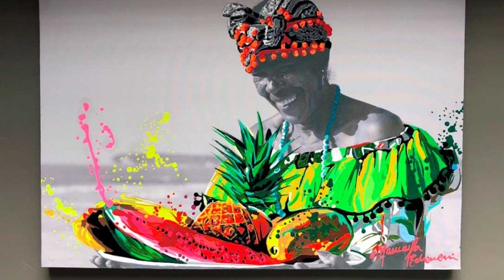 Transhuella ofrece una muestra de arte sobre las culturas colombianas.