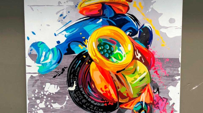Transhuella arte que rescata la cultura colombiana