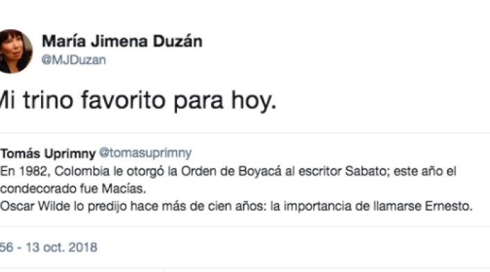 El trino de María Jimena Duzán contra Ernesto Macías