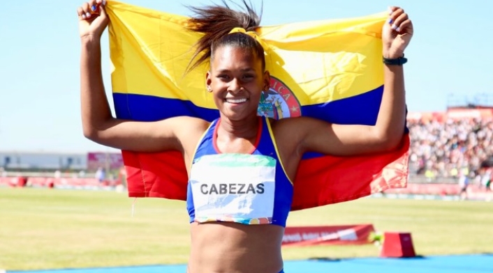 Valeria Cabezas, ganó medalla de oro en los Juegos de la Juventud