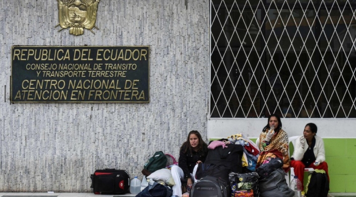 Venezolanos migrantes