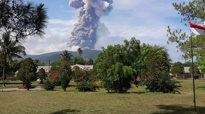 Volcán Indonesia
