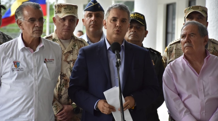 El mandatario pidió al ELN cesar sus acciones criminales.