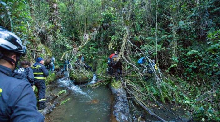 Rescate del alcalde Peñalosa en los cerros de Bogotá