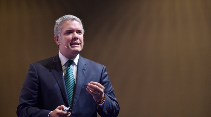 El presidente Iván Duque defendió su gobierno.