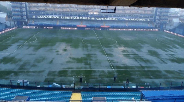 La Bombonera inundada La Bombonera inundada