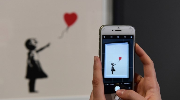 Girl with Red Balloon, obra de Banksy