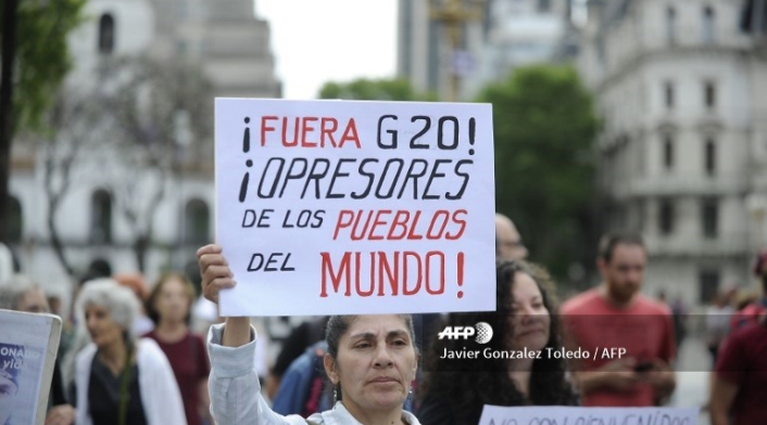 Protestas en Buenos Aires G20