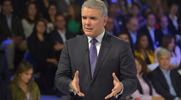 Iván Duque, presidente de Colombia