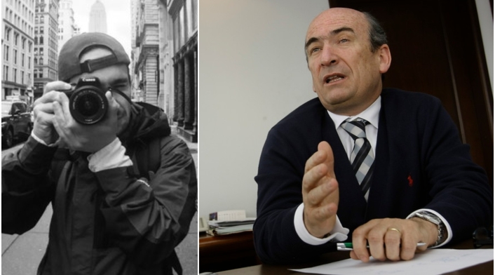 Alejandro Pizano Ponce de León y Jorge Enrique Pizano, hijo y padre fallecidos