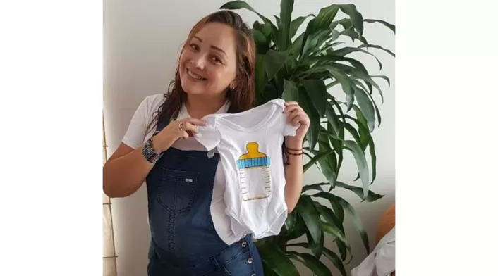 Ana Victoria Beltrán embarazada