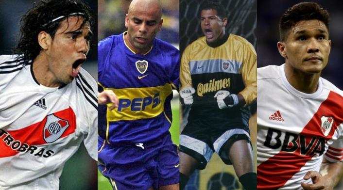 Falcao, Chicho, Córdoba y Teo Gutiérrez