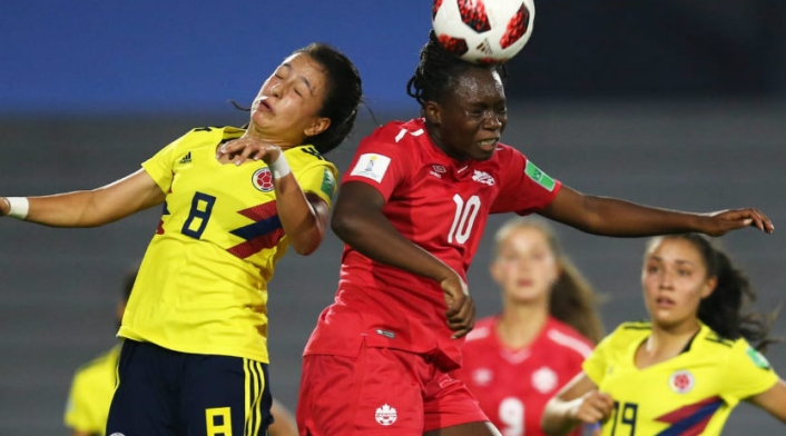 Colombia perdió con Canadá