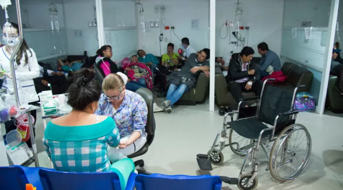 Pacientes esperan una solución a los problemas en el sistema de salud.
